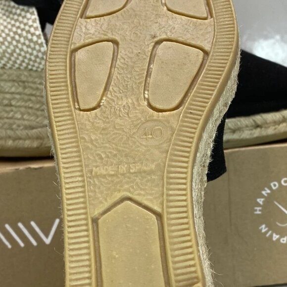 NEW VISCATA Barcelona Escala Canvas Espadrille Wedge Sandals – Women’s Size 9 – - Picture 3 of 13